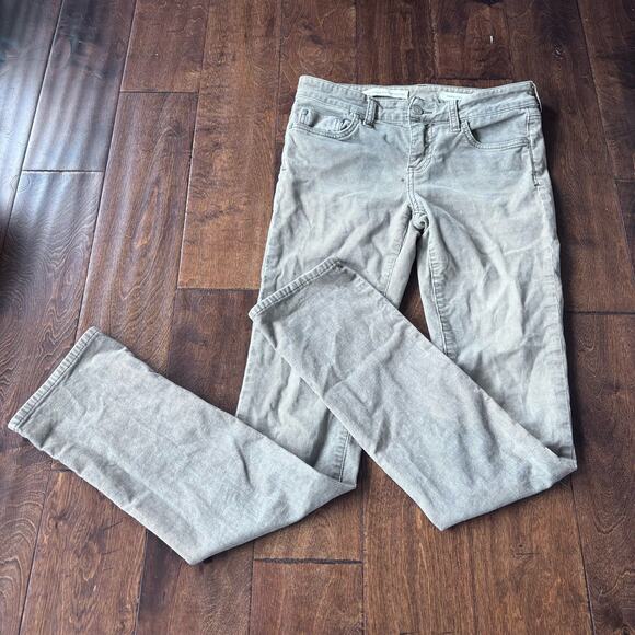 Pilcro and the Letterpress Gray Straight Leg Pants - Picture 2 of 9